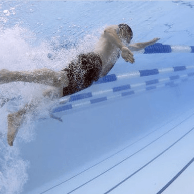 swimmer in pool